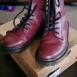 Luana Cherry Red Dr. Martens